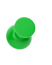 green pushpin