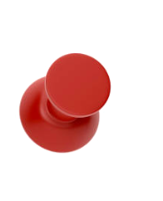 red pushpin